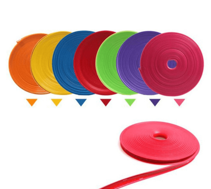 8M/Roll Car Styling Wheel Rims Protector Decor Strip Rubber Moulding Trim IPA Rimblades Car Vehicle Color Tire Guard Lin